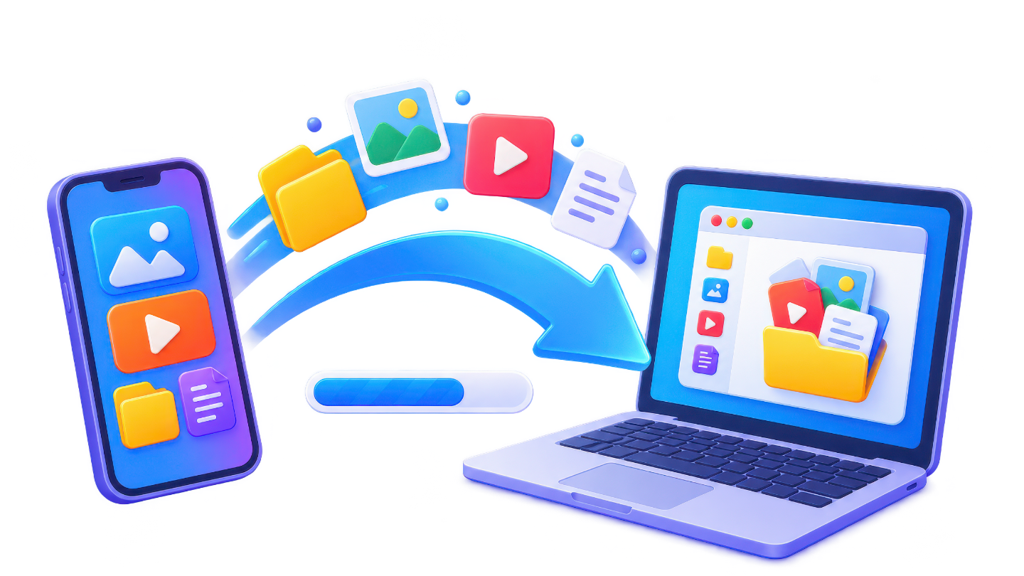 Chuyển ảnh từ điện thoại sang máy tính qua Wi-Fi